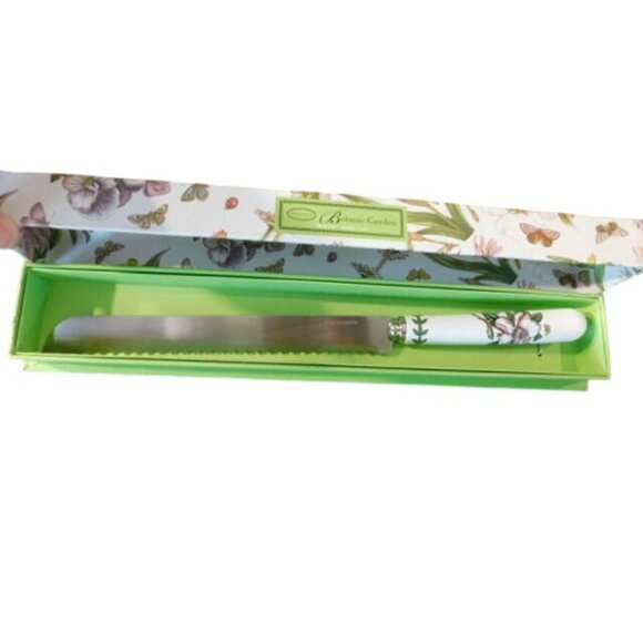 Port Meirion Botanic Garden Bread Knife W/ Org box - Picture 3 of 3